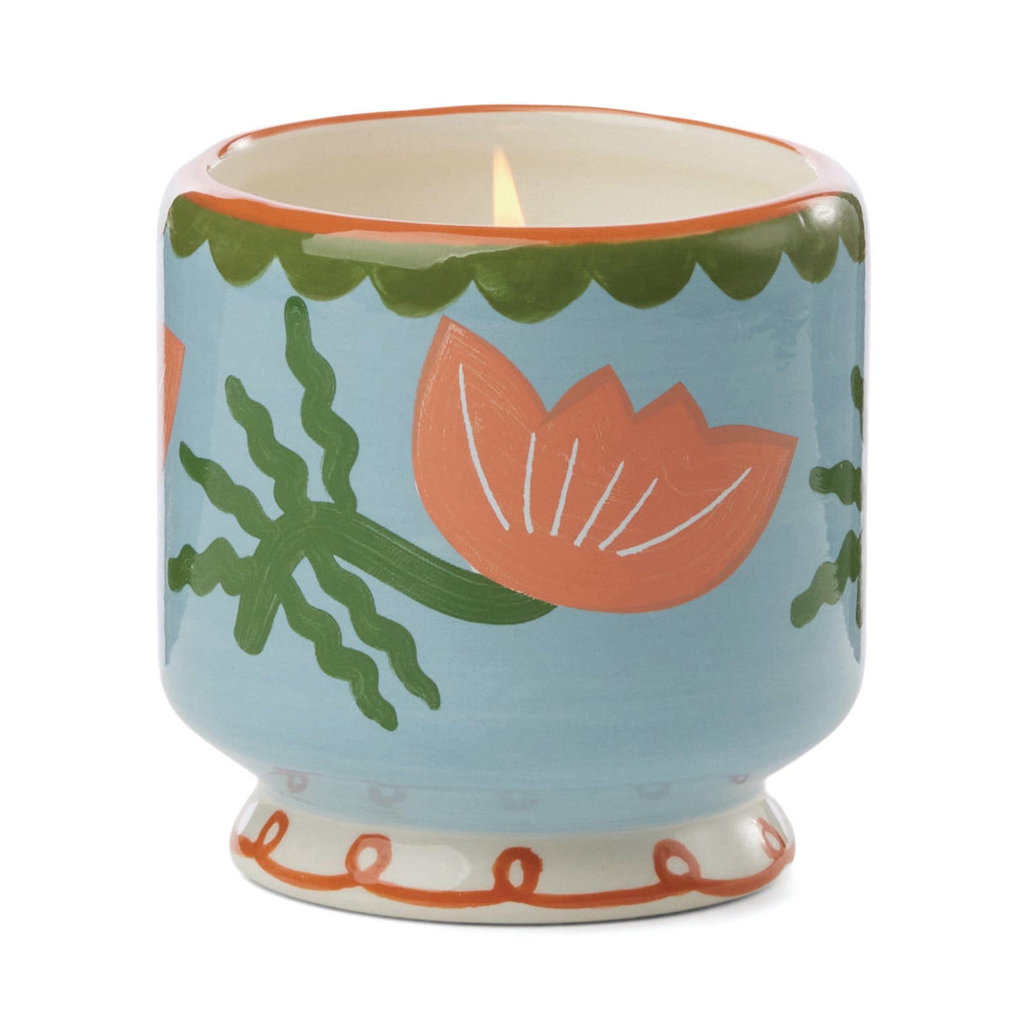 Bougie céramique - Fleur de cactus