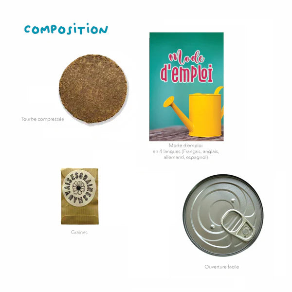 Kit à semer "Me laisse pas Crever"