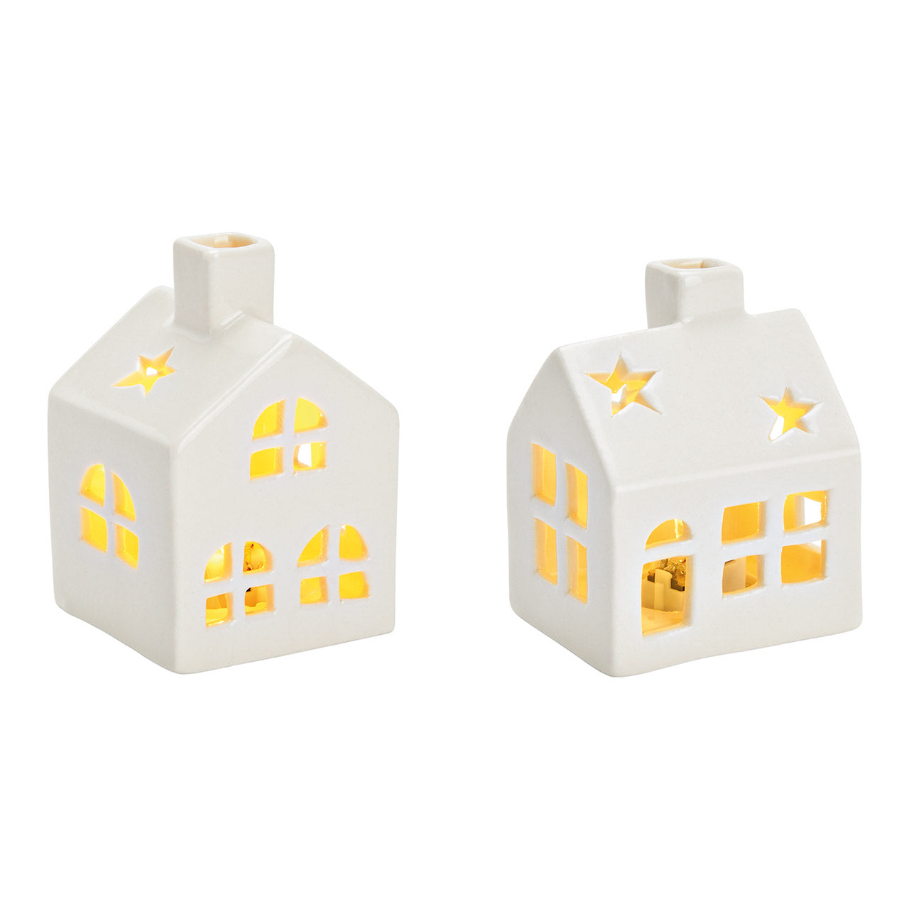 Maison LED en porcelaine