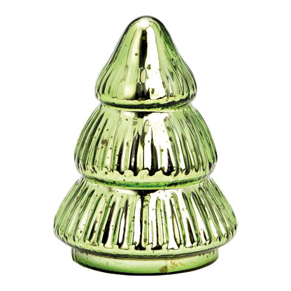 Sapin en verre vert