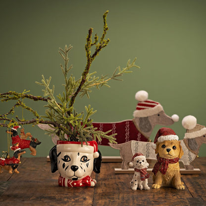 Présentoir Teckel beige