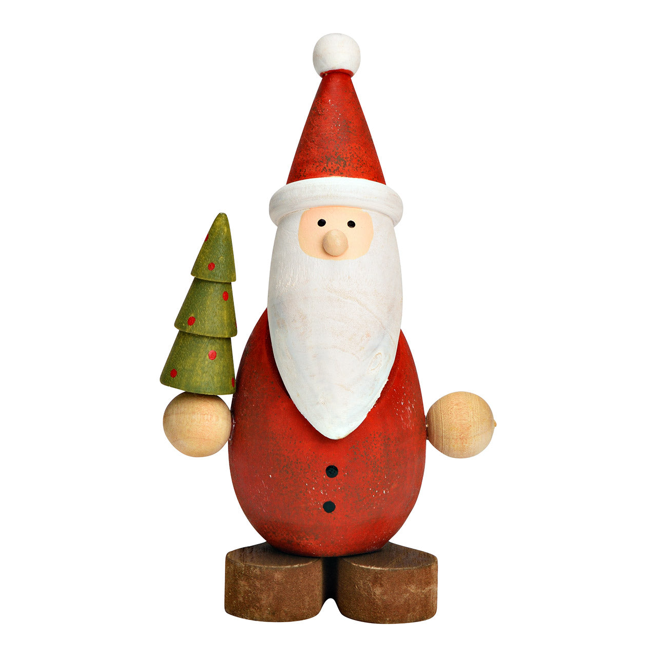Figurine noël en bois avec sapin