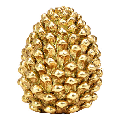 Figurine Pomme de pin or