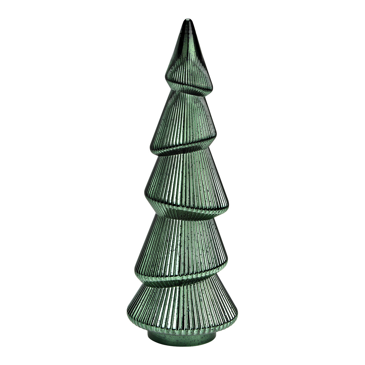 Sapin en verre vert