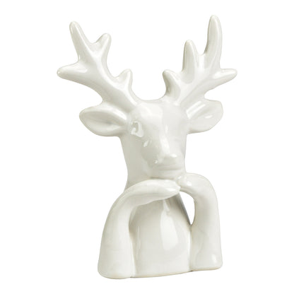 Tête de cerf en céramique