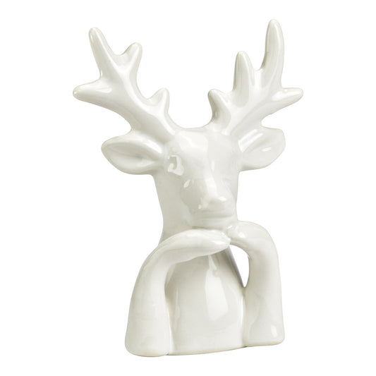 Tête de cerf en céramique