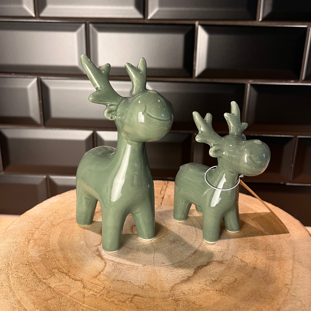 Elan en céramique vert