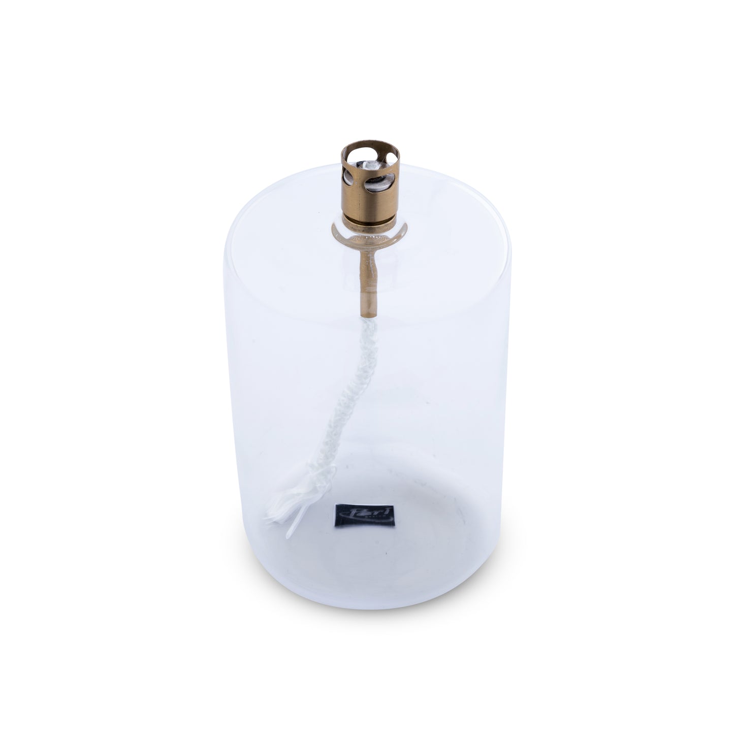 Lampe à huile - Cylinder Clear Brass