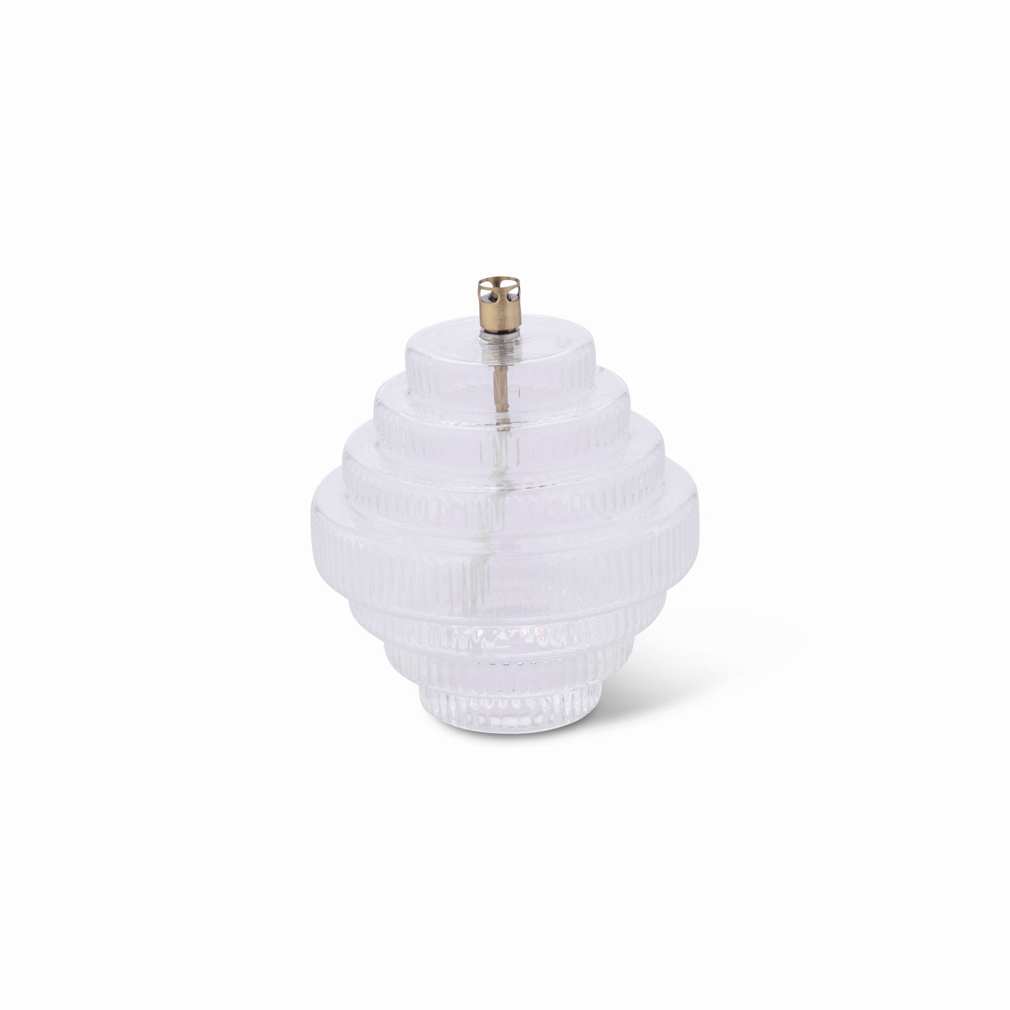 Lampe à huile - Twin Clear Brass