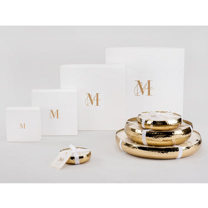 Bougie parfumée M-Chic métal Or (S)