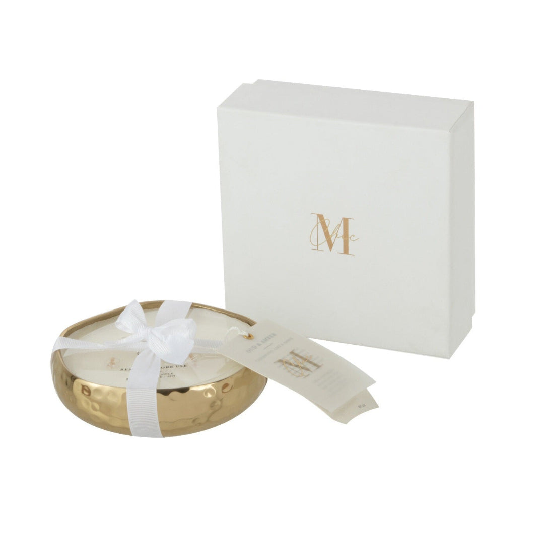 Bougie parfumée M-Chic métal Or (S)
