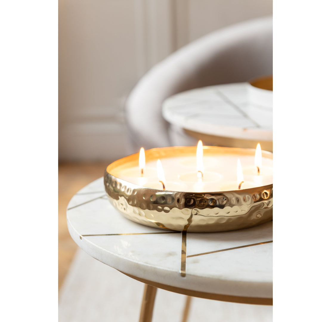 Bougie parfumée M-Chic métal Or (M)