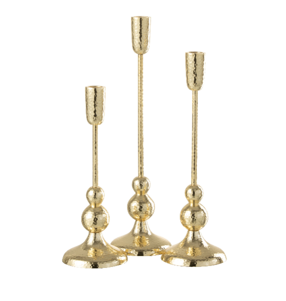 Trio chandeliers Aluminium-Or