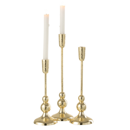 Trio chandeliers Aluminium-Or