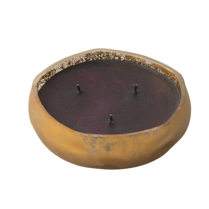 Bougie Parfumée M-Chic Verre Or/Noir