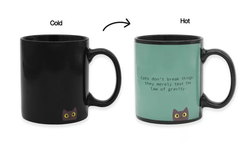 Tasse à café chaton coquin