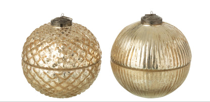 Bougie parfumée boule de noël