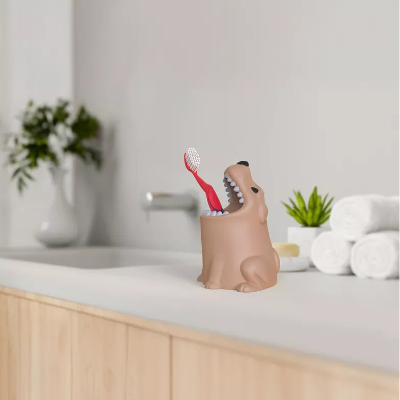 Porte-brosse à dents chien