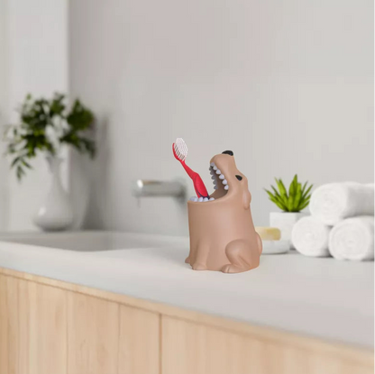 Porte-brosse à dents chien