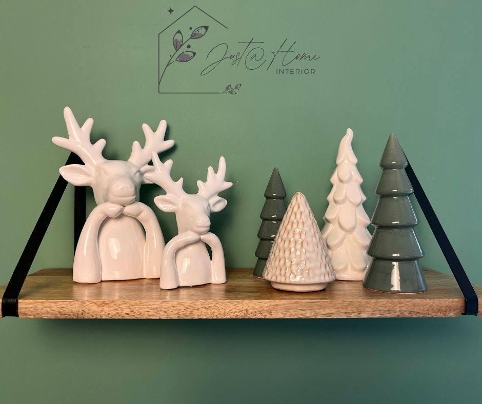 Tête de cerf en céramique