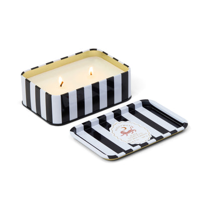 Bougie boîte métallique - Cèdre noir & Figue