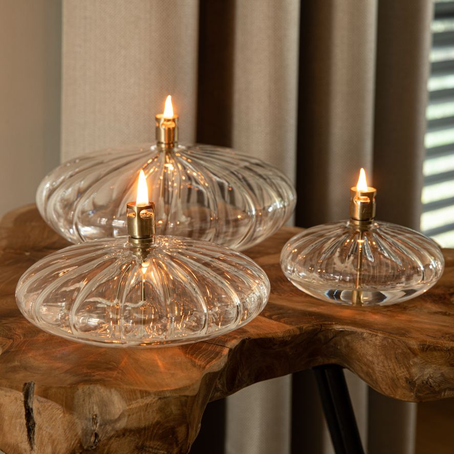 Lampe à huile - Disc Elegant Brass