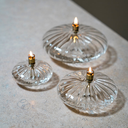 Lampe à huile - Disc Elegant Brass