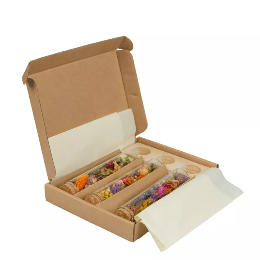 Fleurs séchées - Grand coffret cadeau