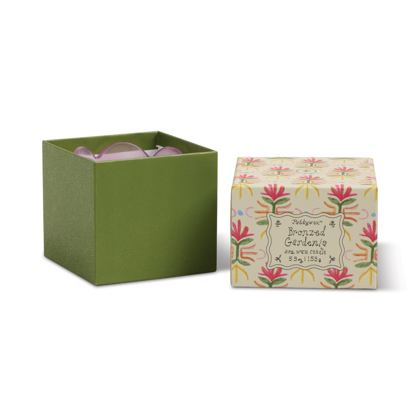 Bougie Tulipe en verre - Bronzed Gardenia
