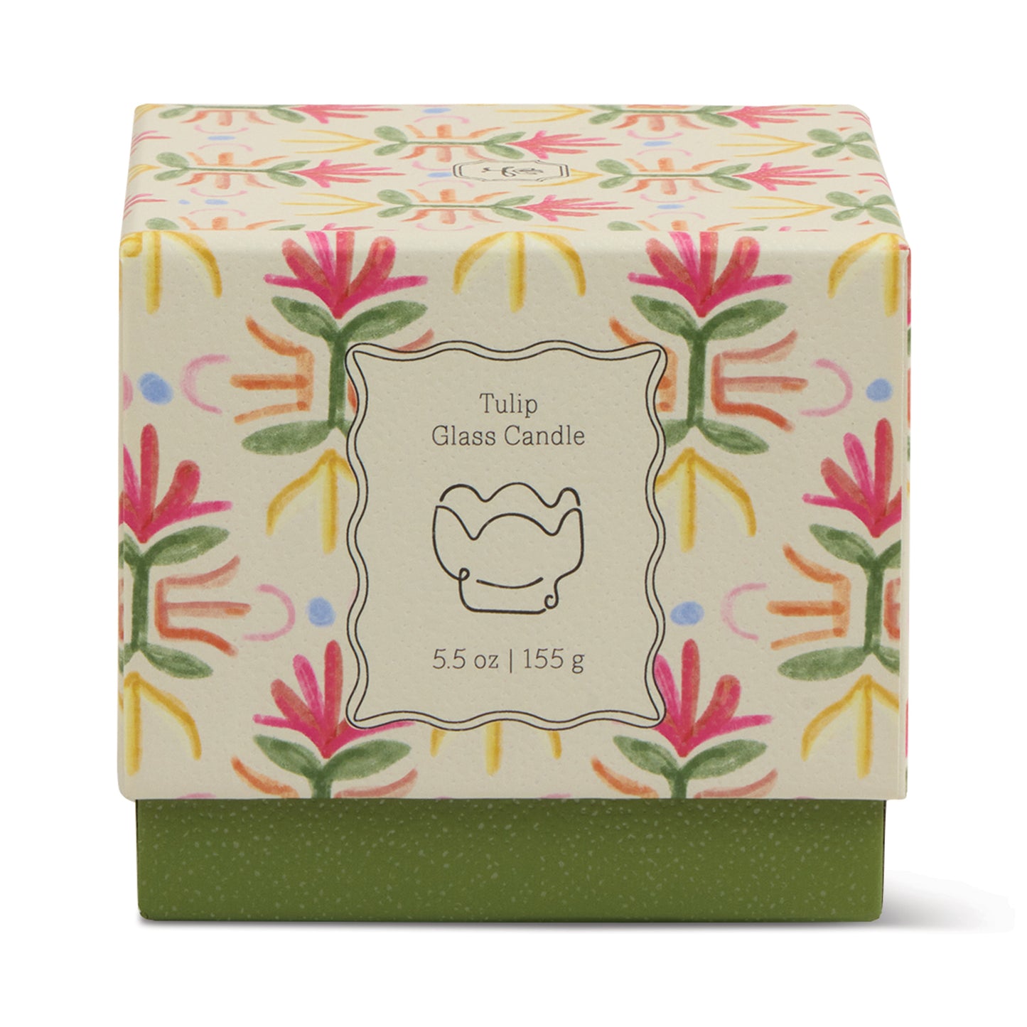 Bougie Tulipe en verre - Bronzed Gardenia