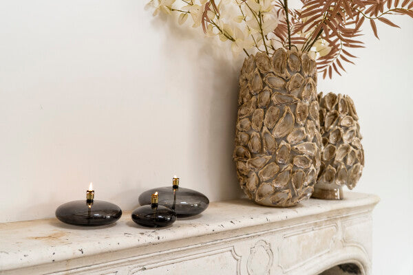 Lampe à huile - Disc Smoked Brass