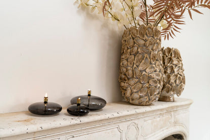 Lampe à huile - Disc Smoked Brass