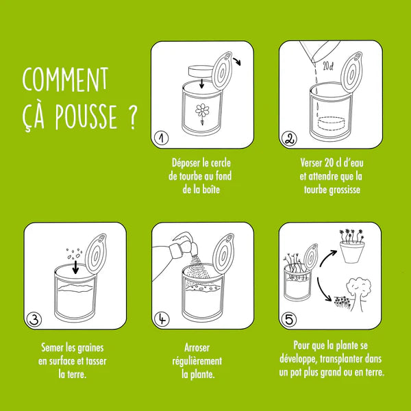 Kit à semer "Me laisse pas Crever"