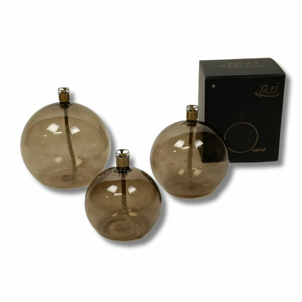Lampe à huile - Round Champagne Brass