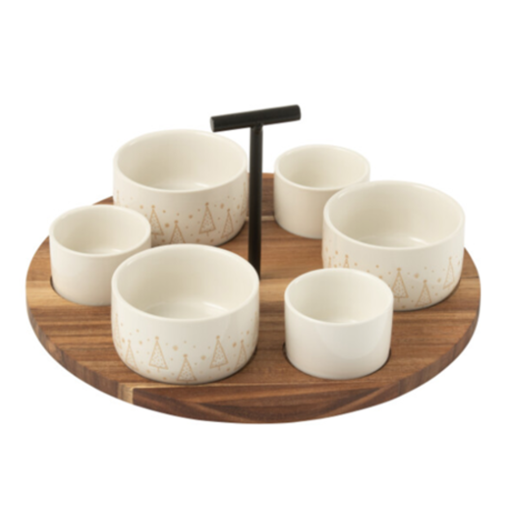 Service à tapas noël